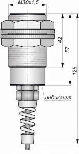Датчик индуктивный бесконтактный И25-NO-NPN-ПГ-Y94(Текаформ)