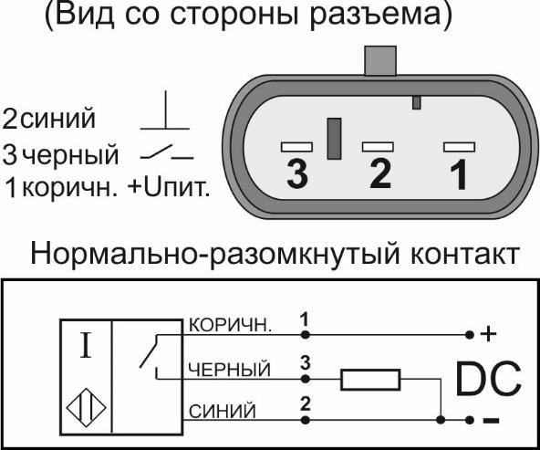Датчик бесконтактный индуктивный И09-NO-PNP-P3A.3-ПГ-HT-Y10(Л63, Lкорп=65мм, Lкаб=0,8м, с гофро-трубой)