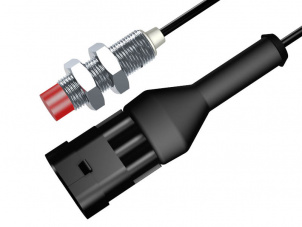 Датчик бесконтактный индуктивный И07-NO-NPN-P3A.1-ПГ(12X18H10T, Lкаб=1,1м)