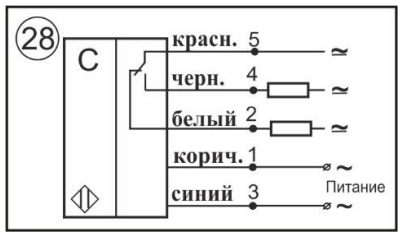Выключатель бесконтактный ёмкостный SE071-NO/NC-ACR-PG-TF-TRAB30(рег.задержка вкл-выкл до 30сек.)