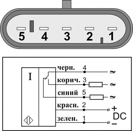 Датчик бесконтактный индуктивный И26-NO/NC-DC-ER-ПГ-Y93.1