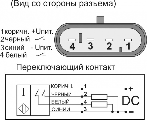 Датчик бесконтактный индуктивный И25-NO/NC-PNP-P4A-ПГ-HT-Y10(Текаформ, Lкаб=0,25м, 4х0,75)