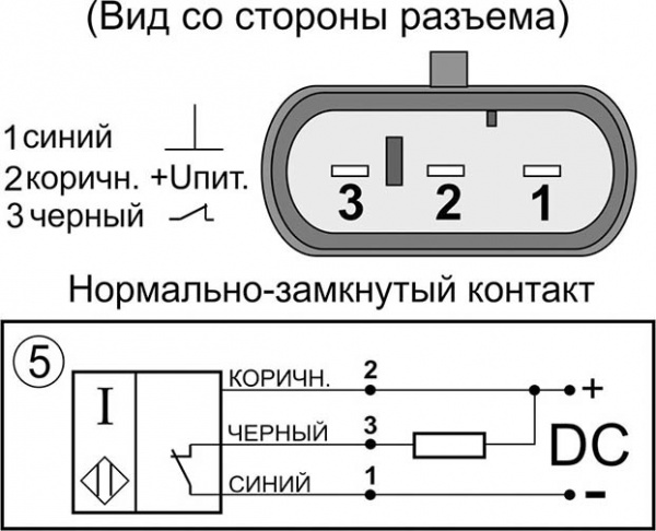 Датчик бесконтактный индуктивный ИВ11-NC-NPN-P3A.1(Л63, Lкаб=9м)