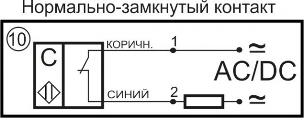 Датчик бесконтактный емкостный E03-NC-AC-TB5(Текаформ,НКУ)