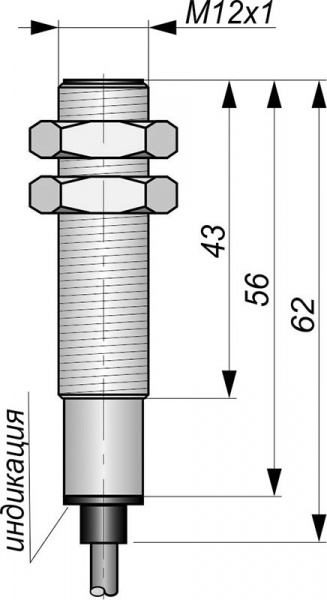 Датчик бесконтактный индуктивный И01-NO-NPN-BT(Л63)