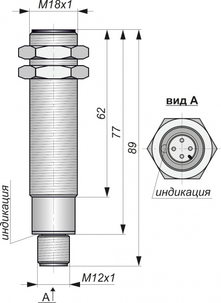 Датчик бесконтактный индуктивный И09-NO/NC-AC-P-Z(Л63)