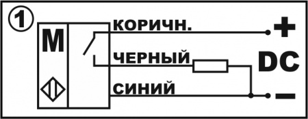 Датчик бесконтактный герконовый GT01P-PNP-NO-C-5-SS