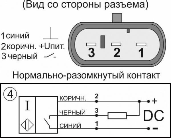 Датчик бесконтактный индуктивный И10-NO-NPN-P3A.1-ПГ-HT(Д16Т, Lкорп=75мм, Lкаб=0,3м, встроенный фильтр, гофра, гайки мет.)