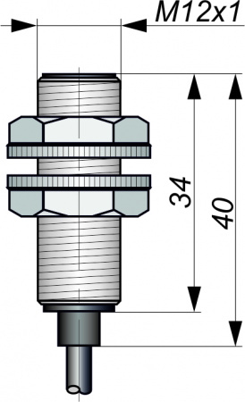 Датчик бесконтактный индуктивный взрывобезопасный стандарта "NAMUR" SNI 05-2-PL-PG-BT
