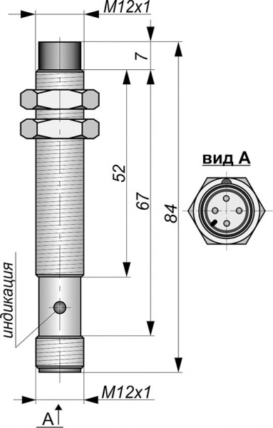 Датчик бесконтактный индуктивный И03-NO-DC-P(Л63)