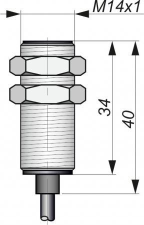 Датчик бесконтактный индуктивный взрывобезопасный стандарта "NAMUR" SNI 424-3,5-S-PG-BT
