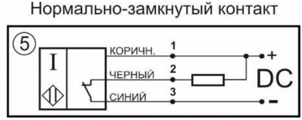 Датчик индуктивный бесконтактный ИВ86-NC-NPN(Л63)