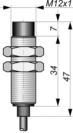 Датчик бесконтактный индуктивный взрывобезопасный стандарта "NAMUR" SNI 07-4-L