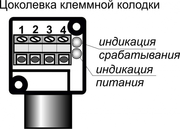 Датчик бесконтактный индуктивный И40-NO/NC-PNP-K