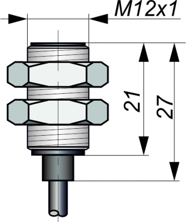 Датчик бесконтактный индуктивный взрывобезопасный стандарта "NAMUR" SNI 05S-2-L-10-PG