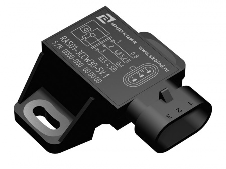 Датчик угла поворота RAS01-1CCW120-5V