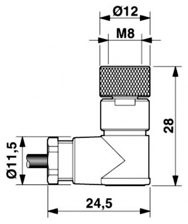 Соединитель кабельный C-PC8-22423-2