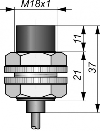 Датчик бесконтактный индуктивный взрывобезопасный стандарта "NAMUR" SNI 15S-8-TF-2-HT