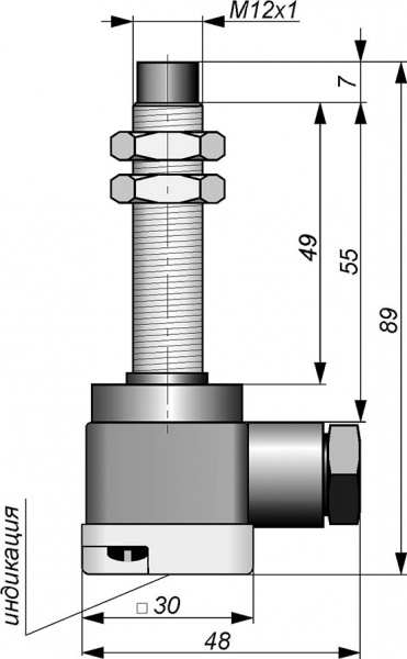Датчик бесконтактный индуктивный И03-NO/NC-NPN-K(Л63)