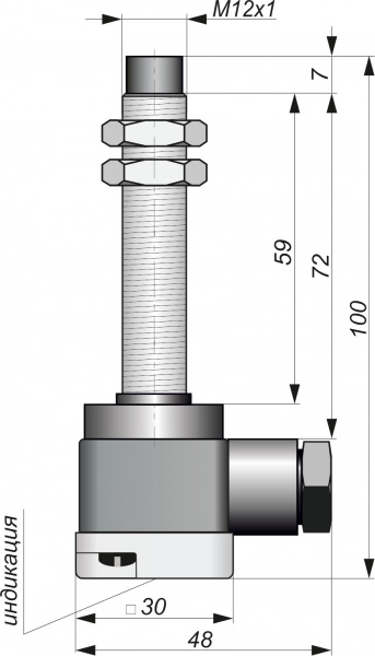 Датчик бесконтактный индуктивный И03-NC-AC-K-Z-HT(Л63)