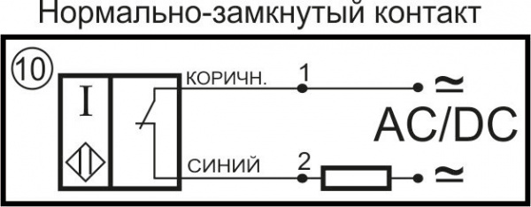 Датчик бесконтактный индуктивный И39-NC-AC-K-HT