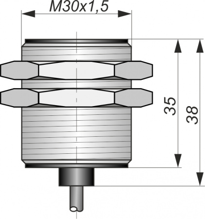 Датчик бесконтактный индуктивный взрывобезопасный стандарта "NAMUR" SNI 29-10-S-BT